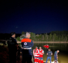 Reanudan la búsqueda de un joven bañista que no pudo salir del agua en el pantano de Almansa