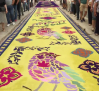 Las alfombras de Elche de la Sierra vuelven a llenar de color sus calles