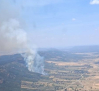 Nivel 1 en el incendio forestal en Brazatortas (Ciudad Real)