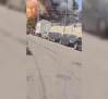 Espectacular explosión en el incendio en una chatarrería de la localidad toledana de Yuncler
