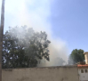 Se incendia una parcela en Huerta de Monroy en Albacete