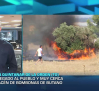 Incendio en los alrededores de Quintanar de la Orden (Toledo)