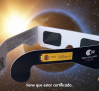 La ONCE recomienda seguir el eclipse solar con gafas homologadas y recuerda que los filtros caducan