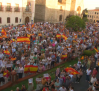 Concentraciones de apoyo a Ceuta en decenas de localidades de la región