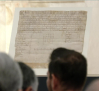 Almagro expone el documento fundacional de la Orden de Calatrava, un pergamino de 900 años