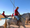 Primer encierro de las fiestas en honor a San Mateo en Pozo de Guadalajara