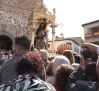 El Cristo de la Vera Cruz regresa en procesión a su basílica en el día más importante del año en Urda (Toledo)