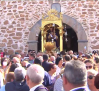 El Cristo de la Vera Cruz regresa en procesión a su basílica en el día más importante del año en Urda (Toledo)