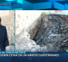 Un socavón de 5 metros deja un profundo agujero en Argamasilla de Calatrava