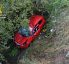 Rescatadas dos jóvenes, heridas graves tras caer su coche desde un puente al río Badiel, en Guadalajara