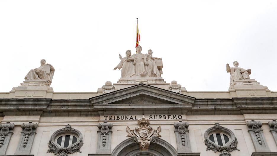 GRAF7985. MADRID, 10/10/2019.- Vista general del Tribunal Supremo hoy, 10 de Octubre de 2019, en el que desde hace casi cuatro meses que el alto tribunal echó el cierre al que se consideró hasta el momento el juicio de los juicios. Políticos como acusados