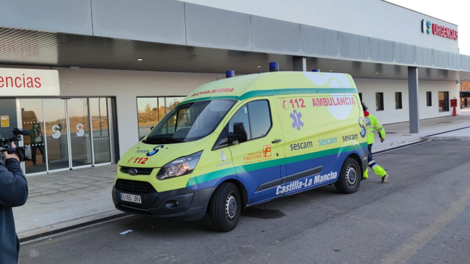 9:03. Primera UVI en las urgencias del Hospital Universitario de Toledo. 