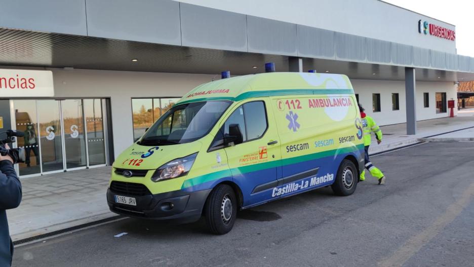 9:03. Primera UVI en las urgencias del Hospital Universitario de Toledo. 