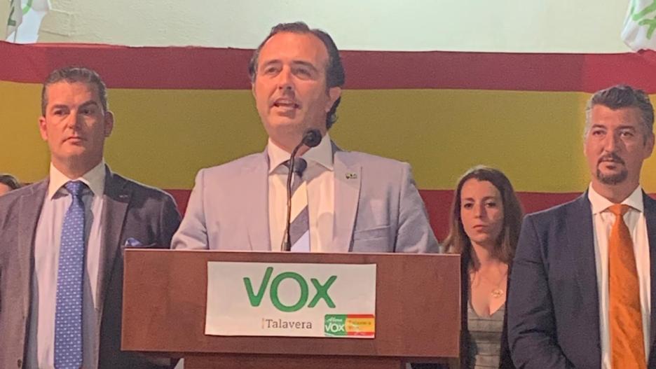 David Moreno Ramos es el portavoz del Grupo Municipal de Vox en el Ayuntamiento de Talavera de la Reina