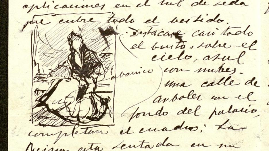 Una de las cartas inéditas de Joaquín Sorolla encontradas en Toledo
