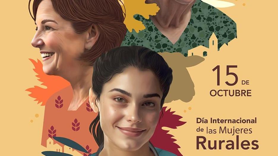 Cartel para el Día Internacional de las Mujeres Rurales que se celebra este lunes en Sigüenza