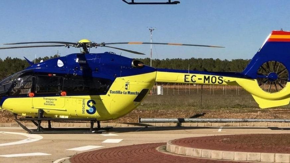Trasladado en helicóptero un trabajador tras sufrir una caída. 
(Foto de ARCHIVO)
11/8/2018