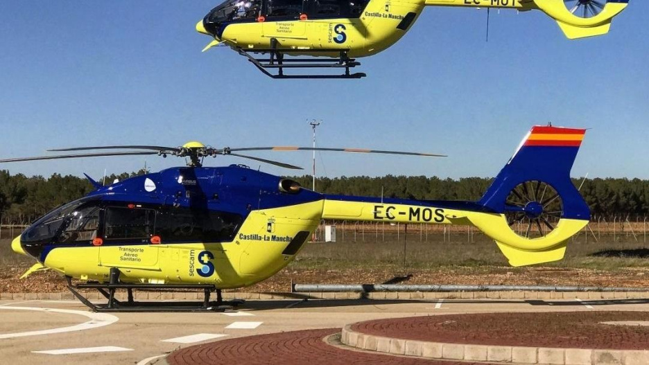 Trasladado en helicóptero un trabajador tras sufrir una caída. 
(Foto de ARCHIVO)
11/8/2018