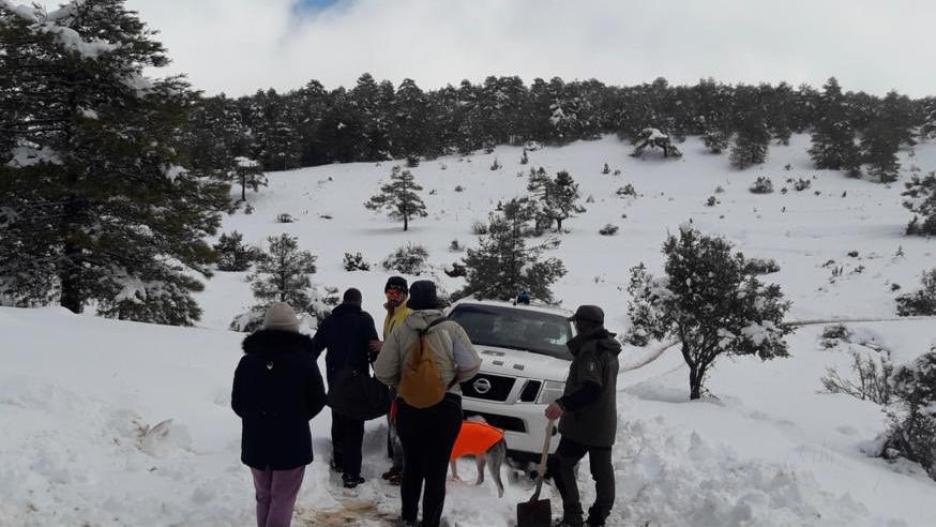 Rescatadas cuatro personas tras quedar atrapadas en un refugio de Huerta del Marquesado (Cuenca).