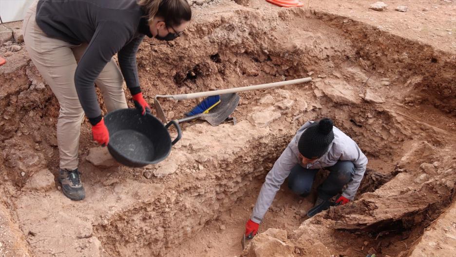 Exhumación de una nueva fosa de represaliados por el franquismo en Manzanares.