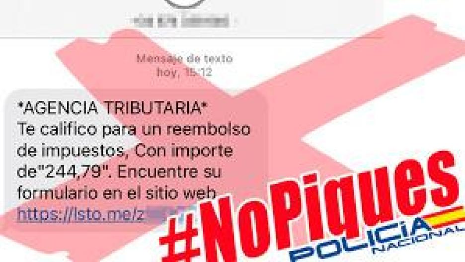 La Policía Nacional advierte de una nueva estafa en la Declaración de la Renta
POLICÍA NACIONAL
11/4/2024