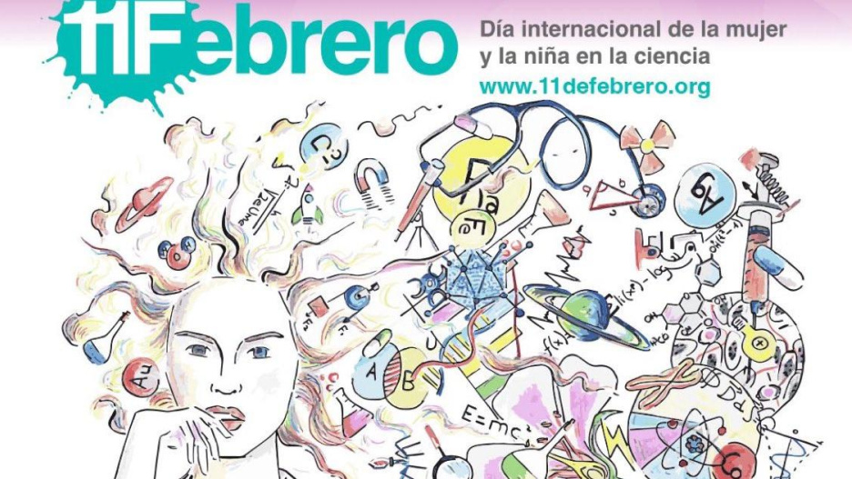 Cartel del X aniversario del Día Internacional de la Mujer y la Niña en la Ciencia  se conmemora en la UCLM con multitud de actividades en todos los campus y sedes