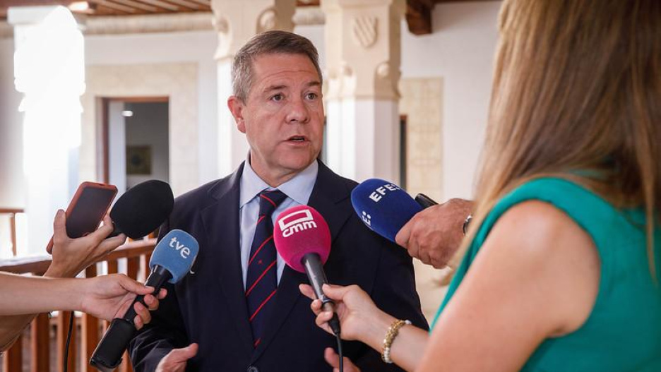 El presidente de Castilla-La Mancha, Emiliano García-Page.