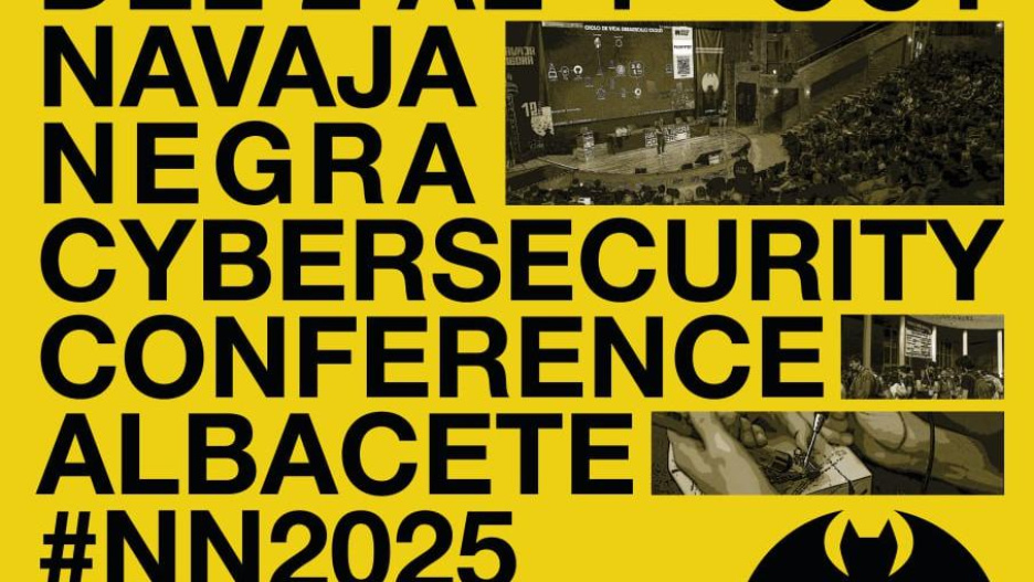 Cartel de la XIII edición de la "Navaja Negra Conference" en Albacete