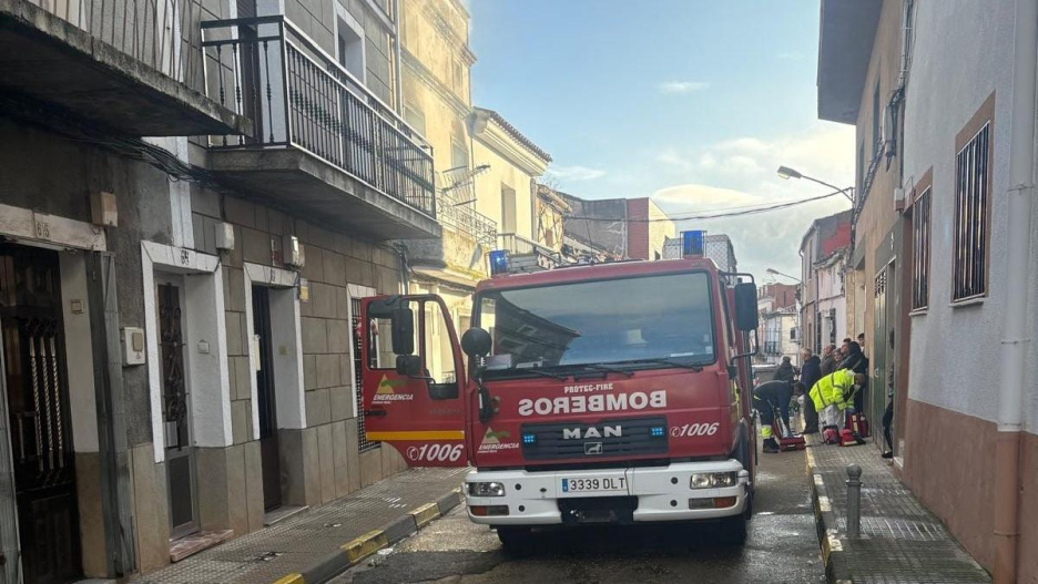 Incendio en una vivienda de Almadén.