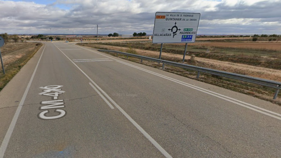 El accidente ha ocurrido en la CM-410, a la altura de Villacañas.