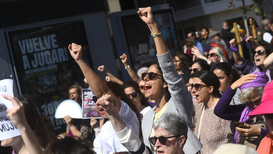 Manifestaciones de este domingo con motivo del Día Internacional de las Mujeres.