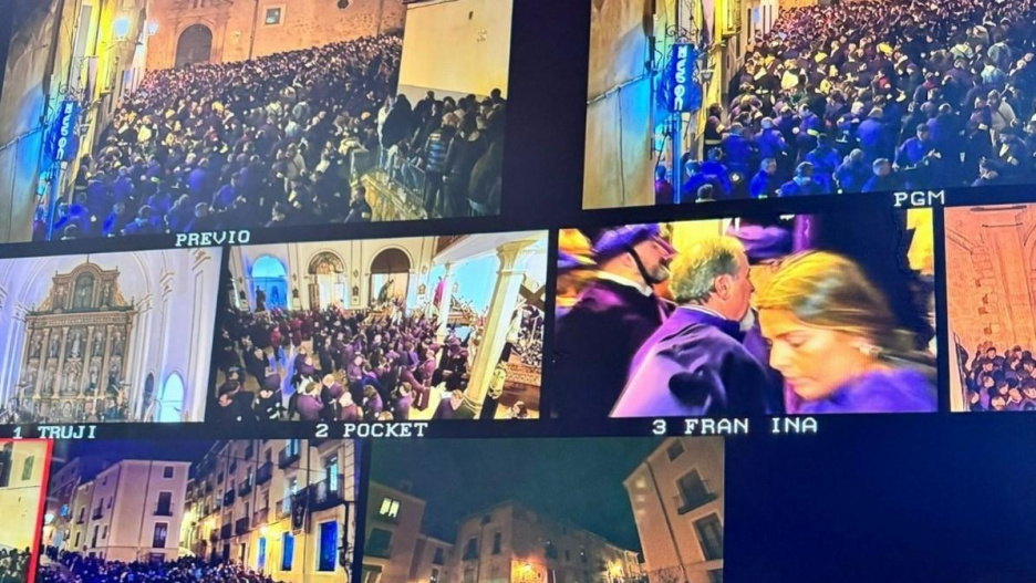 Control de realización de CMM durante la emisión de Las Turbas