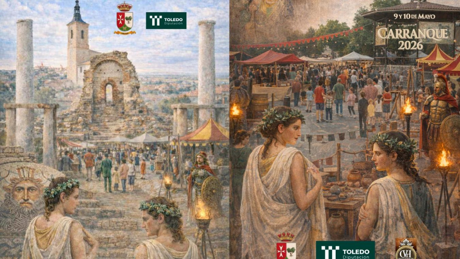 Cartel de las XX Jornadas Romanas de Carranque (Toledo)