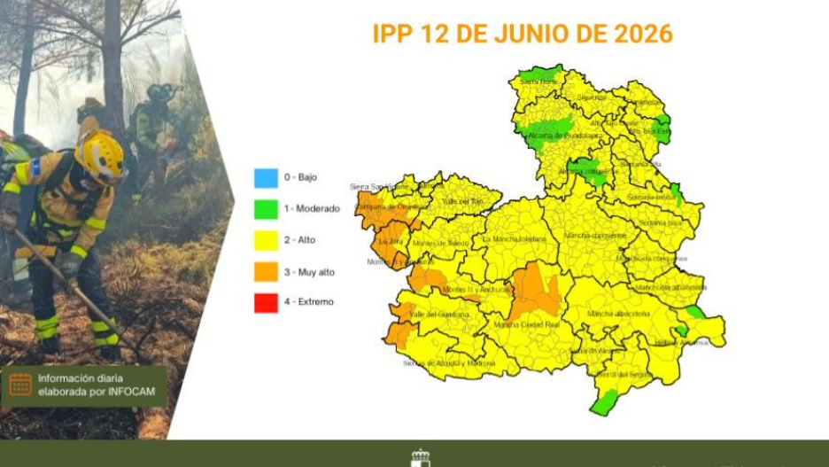 IPP en Castilla-La Mancha este 12 de junio
