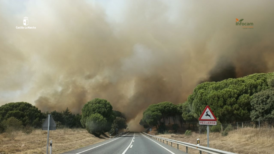 Incendio en Almorox (Toledo)