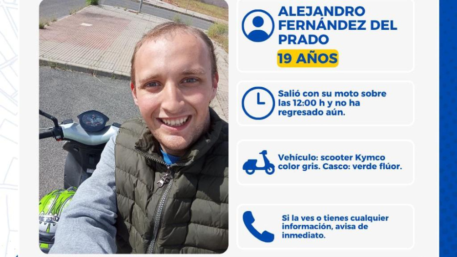 Cartel difundido para localizar al vecino de Villarrubias de los Ojos al que se busca desde este 26 de julio