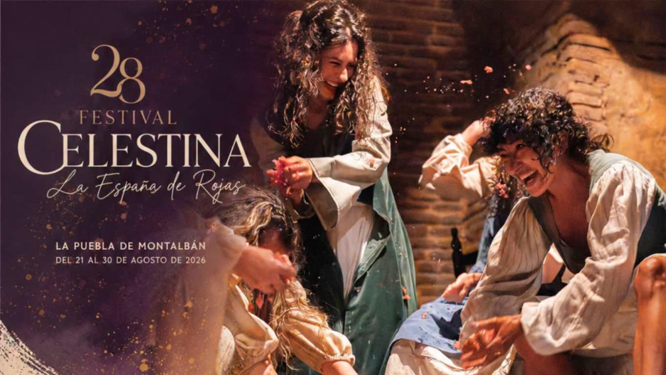 Cartel de la XXVIII edición del Festival Celestina de La Puebla de Montalbán, Toledo