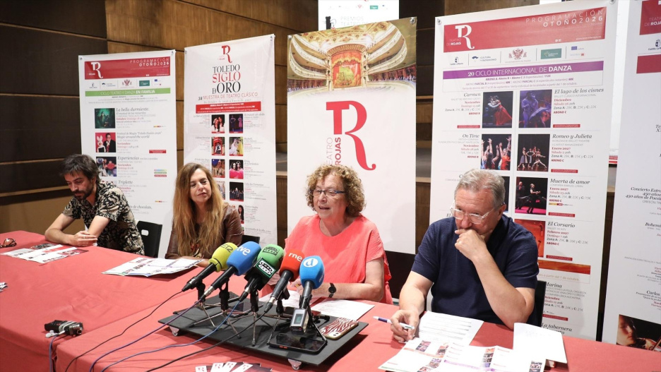 Presentación de la Temporada de Otoño del Teatro de Rojas de Toledo.

REMITIDA / HANDOUT por AYUNTAMIENTO DE TOLEDO
Fotografía remitida a medios de comunicación exclusivamente para ilustrar la noticia a la que hace referencia la imagen, y citando la procedencia de la imagen en la firma
31/8/2026