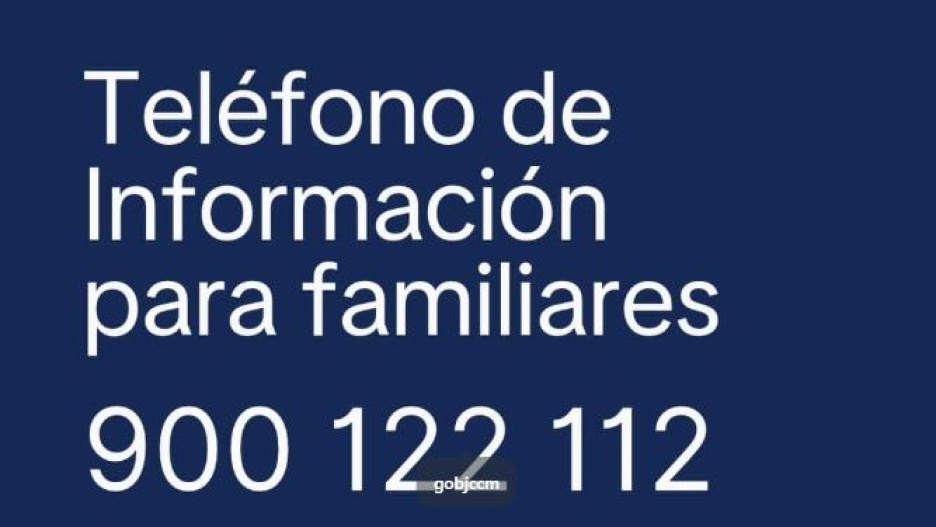 Teléfono activo de información para familiares del accidente ferroviario de Urda (Toledo)