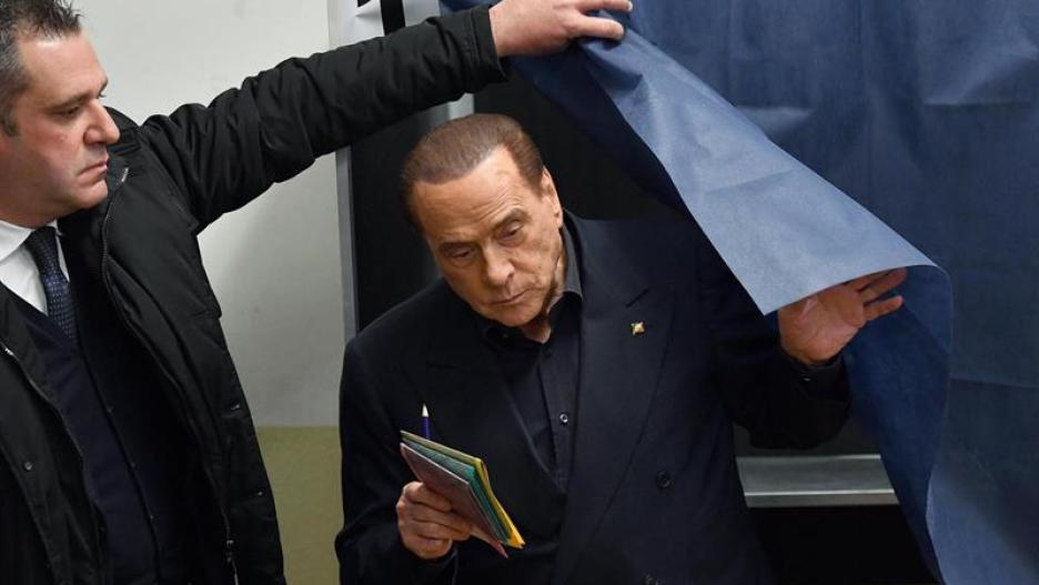 Berlusconi, elecciones en italia (Foto: EFE, Daniel Dan Zennaro)