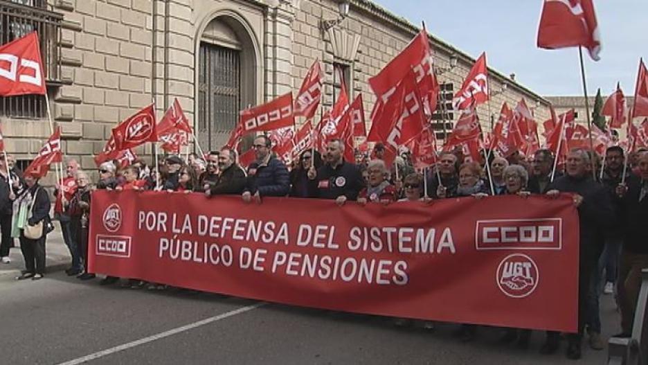 Manifestación en Toledo por unas pensiones dignas