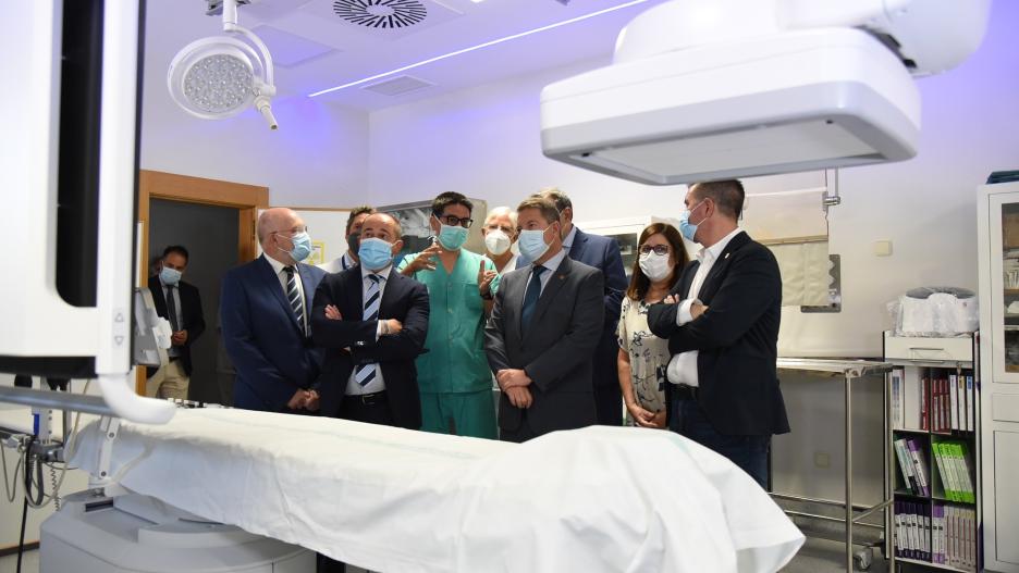 El presidente de C-LM, Emiliano García-Page, visitando el Servicio de Radiología del Hospital de Albacete
JCCM
25/7/2022