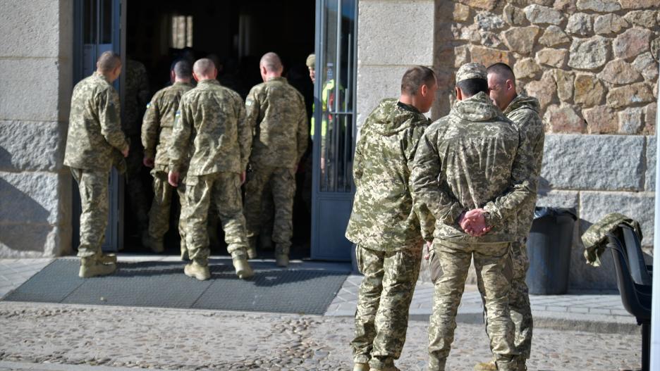 Soldados ucranianos en las instalaciones del 'Toledo Training Command', a 20 de noviembre de 2022, en Toledo, Castilla La Mancha, (España).