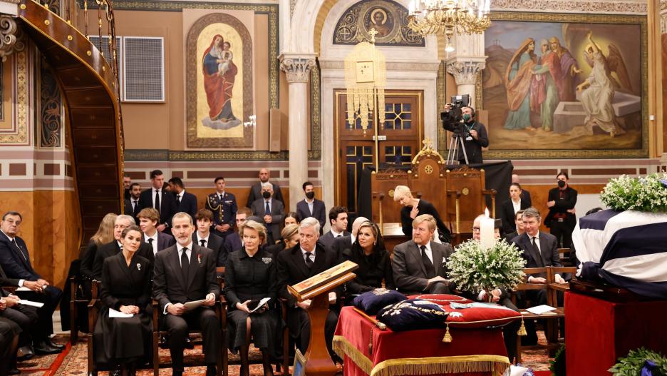 Reyes España Funeral Constantino II de Grecia