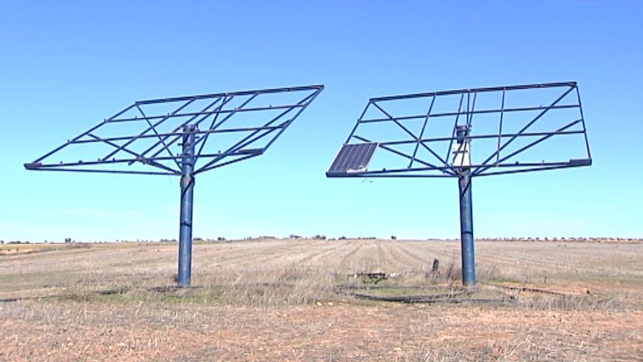 Placas solares robadas en Lillo, Toledo