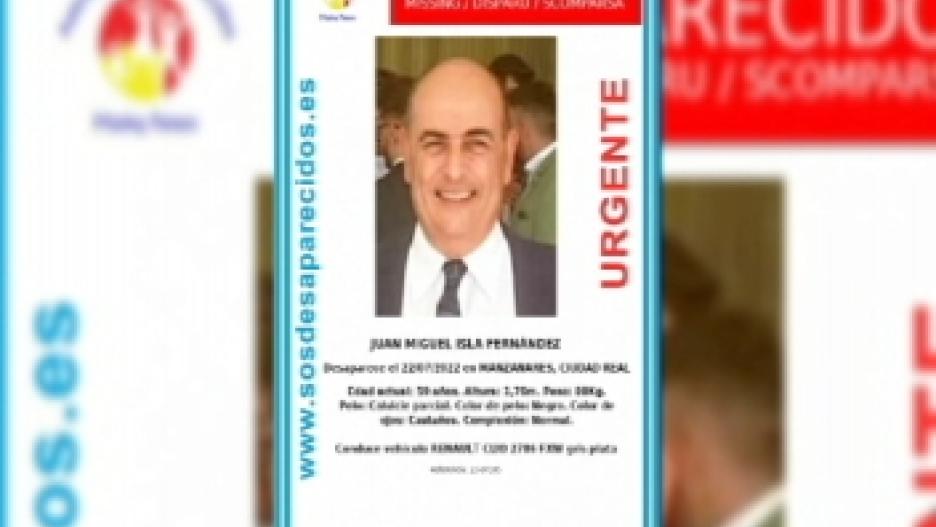 Juan Manuel Isla Fernández desapareció en julio en Ciudad Real