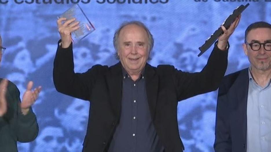 Joan Manuel Serrat recibe el Premio Abogados de Atocha de CCOO-CLM