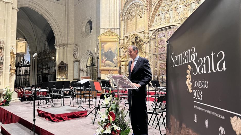 El escritor y cineasta Juan Manuel Cotelo pregona la Semana Santa de Toledo