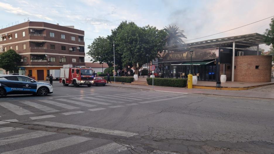 Incendio en un restaurante en Almodóvar del Campo