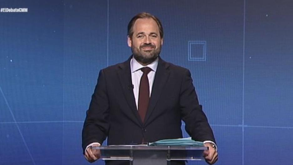 El candidato del PP a la Presidencia de Castilla-La Mancha, Paco Núñez, en el Debate en CMM